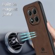 Кожен Калъф ANNYOJO за Xiaomi Poco X7 5G - PU кожа + PC + TPU, Анти-drop, Магнитен, 0.3mm Повдигнати Ръбове, Вкл. Протектор - 5 Цвята