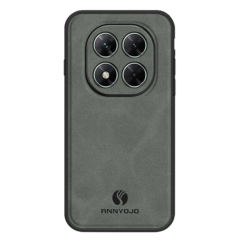 Кожен Калъф ANNYOJO за Xiaomi Poco X7 5G - PU кожа + PC + TPU, Анти-drop, Магнитен, 0.3mm Повдигнати Ръбове, Вкл. Протектор - 5 Цвята