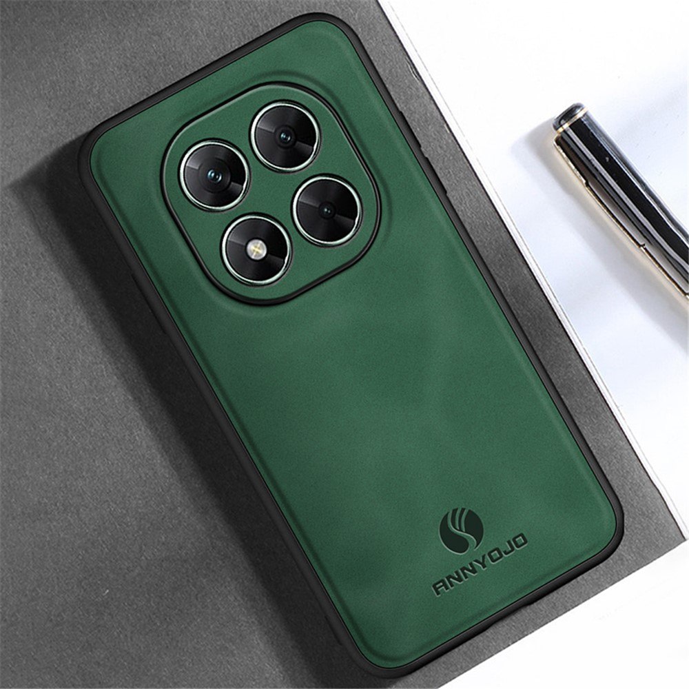 Кожен Калъф ANNYOJO за Xiaomi Poco X7 5G - PU кожа + PC + TPU, Анти-drop, Магнитен, 0.3mm Повдигнати Ръбове, Вкл. Протектор - 5 Цвята