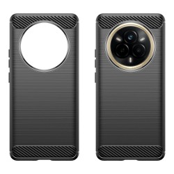 Realme 14 Pro 5G  Удароустойчив Carbon Fiber Калъф и Протектор