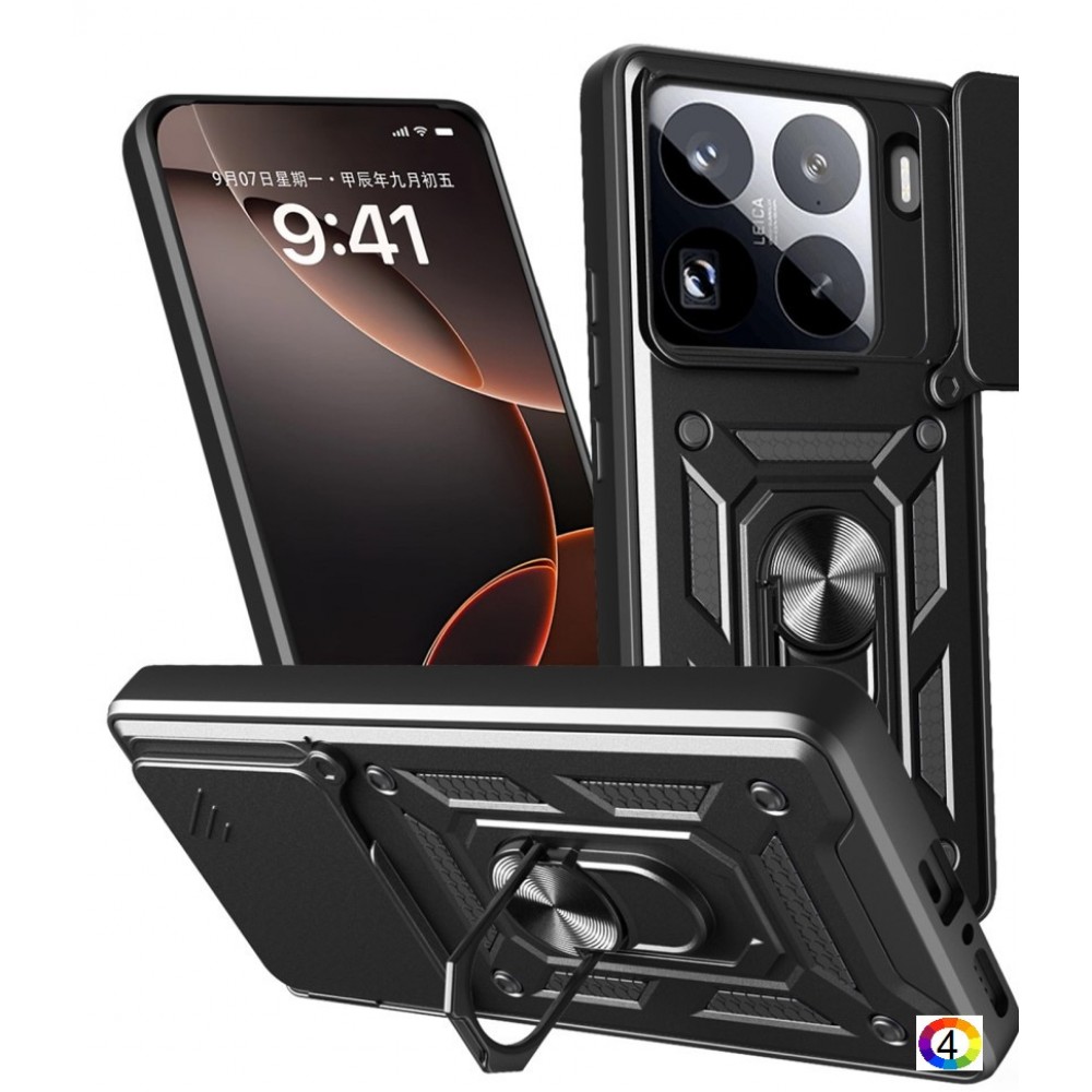 Xiaomi 15 Pro  Удароустойчив Ring Holder Калъф и Протектор