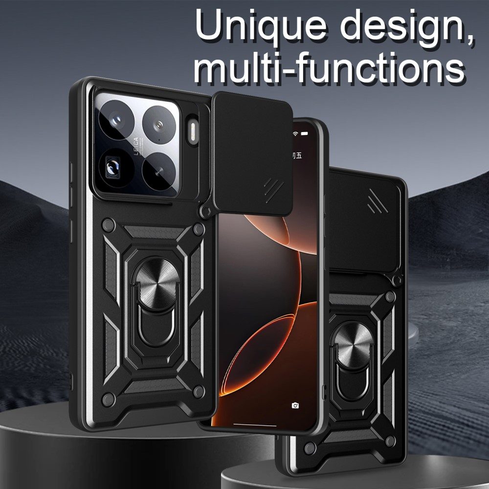 Xiaomi 15 Pro  Удароустойчив Ring Holder Калъф и Протектор