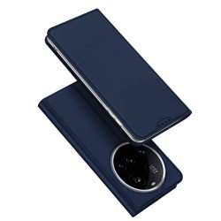 Кожен Калъф DUX DUCIS + Скрийн Протектор за Xiaomi 15 Ultra – Черен / Тъмносин