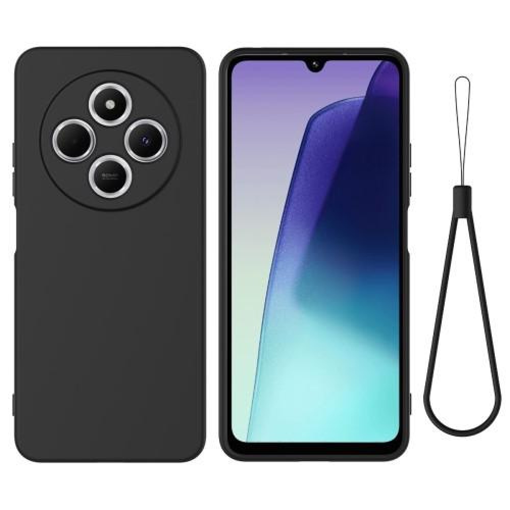 Xiaomi Poco M7 5G Hand Strap Силиконов Калъф TPU и Протектор