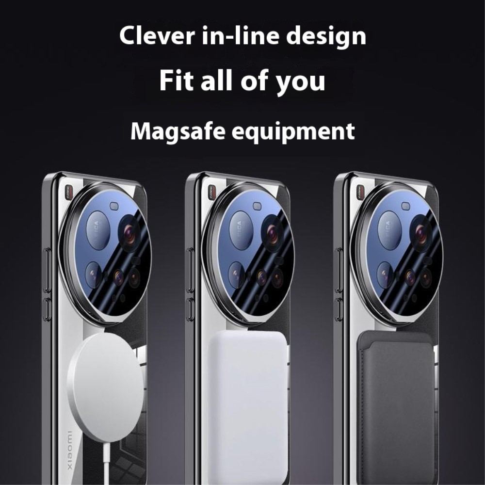 Удароустойчив Калъф с Магнит, Стойка и Скрийн Протектор за Xiaomi 15 Ultra – Черен, Сребрист, Прозрачен