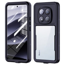 Xiaomi Redmi Note 14 Pro 5G REDPEPPER Водоустойчив / Удароустойчив Калъф + Скрийн Протектор – Черен, IP68