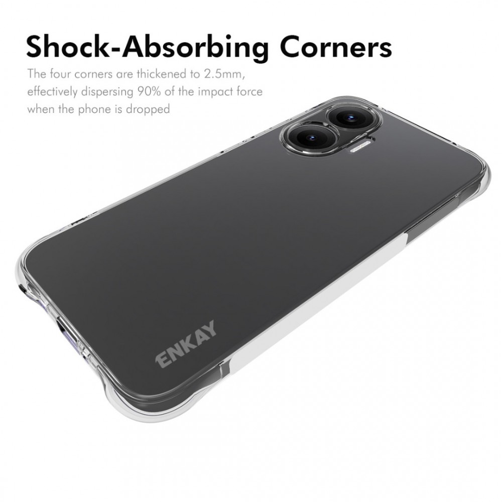 Xiaomi Poco F7 5G / Redmi Turbo 4 Pro 5G  Удароустойчив ENKAY  HAT PRINCE Shockproof/ Anti-slip Силиконов Калъф и Протектор