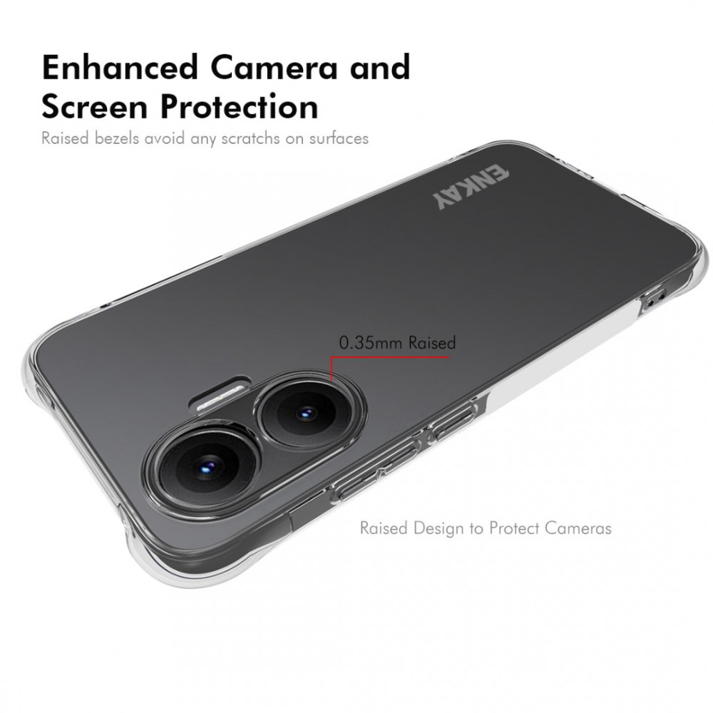 Xiaomi Poco F7 5G / Redmi Turbo 4 Pro 5G  Удароустойчив ENKAY  HAT PRINCE Shockproof/ Anti-slip Силиконов Калъф и Протектор
