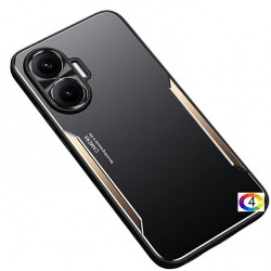 Xiaomi Poco F7 5G / Redmi Turbo 4 Pro 5G  Удароустойчив Aluminum Alloy+TPU Калъф и Протектор