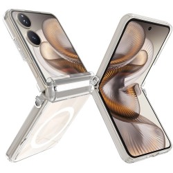 Xiaomi Mix Flip 2 калъф – магнитен, прозрачен PC, защита на пантата, протектор