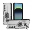 WANLONFENG Защитен калъф с Протектор за Xiaomi Redmi 15 5G/4G | Удароустойчив PC+TPU, Стойка, Темперирано стъкло|Цвят:  Черен, Сив, Син, Лилав, Зелен