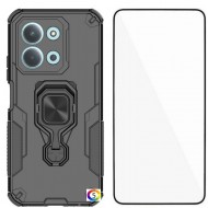 WANLONFENG Удароустойчив кълъф с Протектор за Xiaomi Redmi 15C 5G / 4G / Poco C85 4G - Черен, Син, Сив, Розов, Зелен 