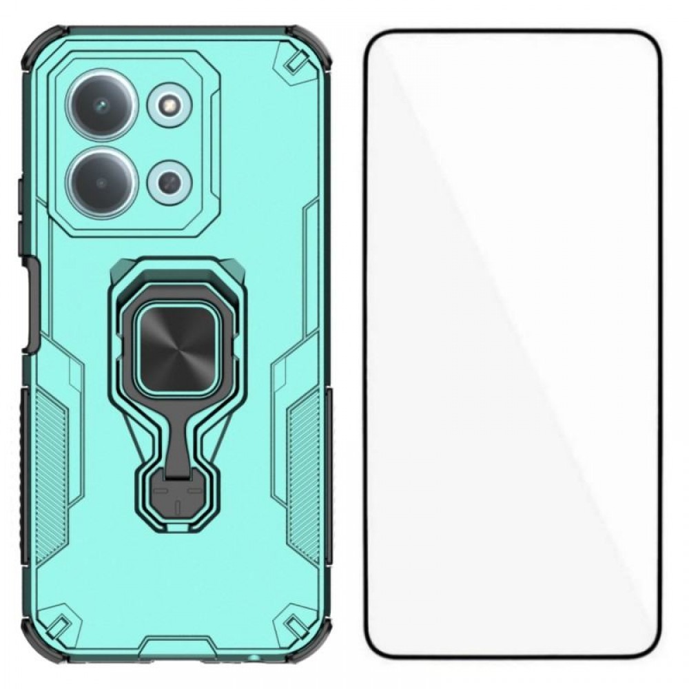 WANLONFENG Удароустойчив кълъф с Протектор за Xiaomi Redmi 15C 5G / 4G / Poco C85 4G - Черен, Син, Сив, Розов, Зелен