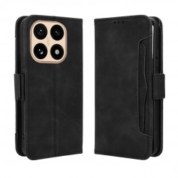 Кожен флип калъф за Xiaomi 15T -Магнитно затваряне, Държач за Карти и Стойка, вкл. Протектор, 5 Цвята