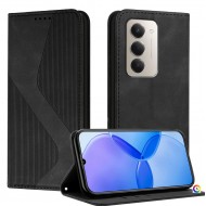 Кожен калъф за Xiaomi Redmi 15 5G/4G с протектор, магнитно затваряне и стойка