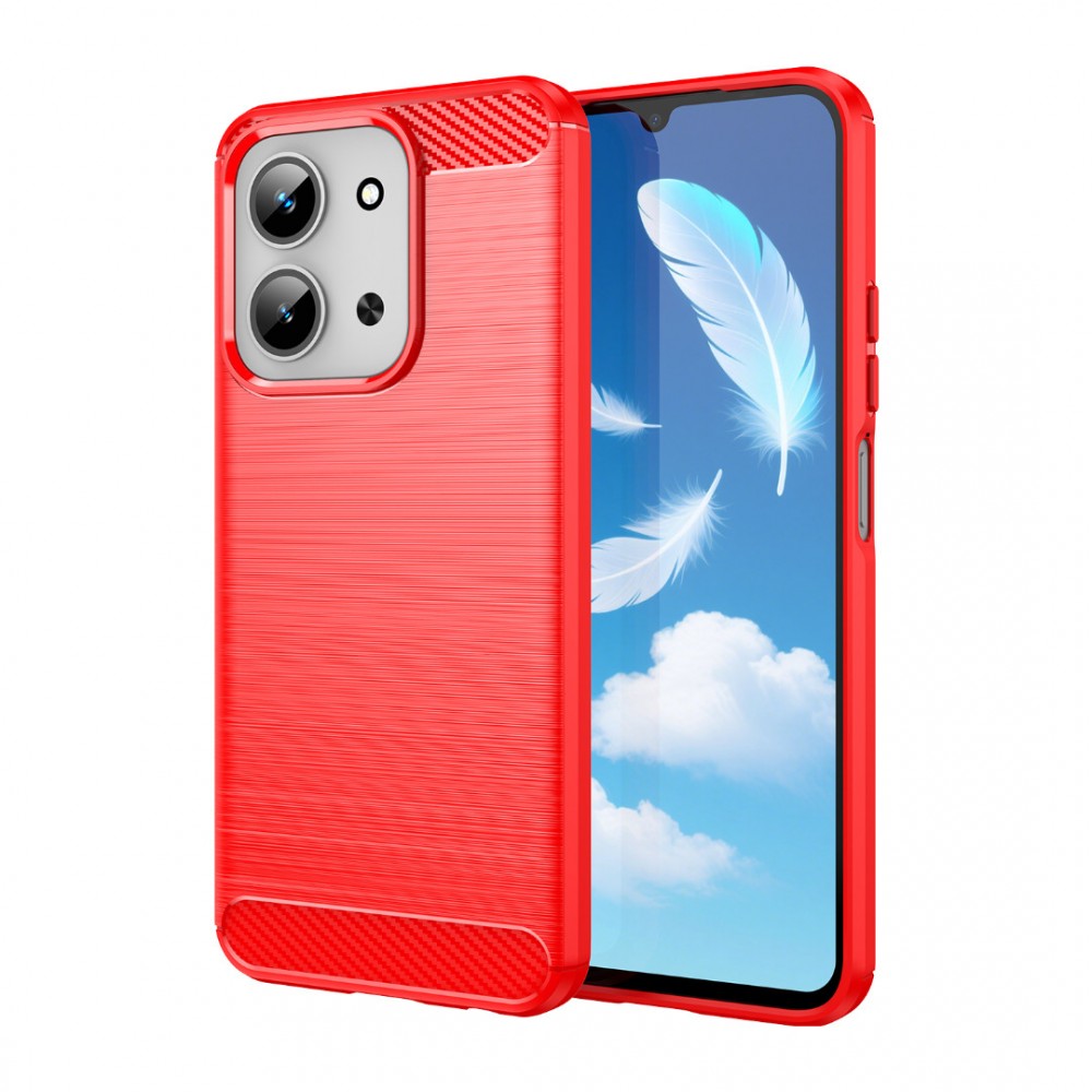 WANLONFENG LS Удароустойчив TPU Калъф с Протектор за Xiaomi Redmi 15C 5G / 4G / Poco C85 4G - Черен, Син, Червен