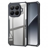 XUNDD Калъф за Xiaomi 15T Pro, Прозрачен акрилен гръб | Удароустойчив | Протектор в Комплекта