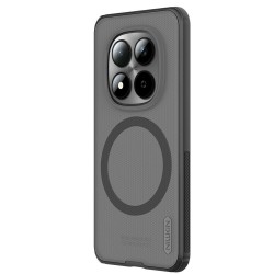 NILLKIN Super Frosted Shield Pro Магнитен Калъф за Xiaomi Redmi Note 15 Pro 5G - Матов PC+TPU, Прозрачно-черен