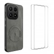 WANLONFENG SD Магнитен Калъф за Xiaomi 17 - PC+TPU, Nappa текстура, 2 стъкла, 4 цвята