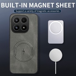 WANLONFENG SD Магнитен Калъф за Xiaomi 17 - PC+TPU, Nappa текстура, 2 стъкла, 4 цвята