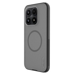 NILLKIN Super Frosted Shield Pro Магнитен Калъф за Xiaomi 17 - Матов PC+TPU, Прозрачно-черен