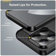 Защитен калъф AMORUS  за Xiaomi 15T Pro | TPU, Въглеродна текстура | Вкл. Протектор | Черен, Червен, Тъмносин