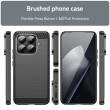Защитен калъф AMORUS  за Xiaomi 15T Pro | TPU, Въглеродна текстура | Вкл. Протектор | Черен, Червен, Тъмносин