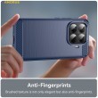 Защитен калъф AMORUS  за Xiaomi 15T Pro | TPU, Въглеродна текстура | Вкл. Протектор | Черен, Червен, Тъмносин