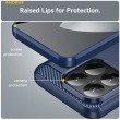 Защитен калъф AMORUS  за Xiaomi 15T Pro | TPU, Въглеродна текстура | Вкл. Протектор | Черен, Червен, Тъмносин