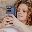 Защитен калъф AMORUS  за Xiaomi 15T Pro | TPU, Въглеродна текстура | Вкл. Протектор | Черен, Червен, Тъмносин