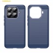 Защитен калъф AMORUS  за Xiaomi 15T Pro | TPU, Въглеродна текстура | Вкл. Протектор | Черен, Червен, Тъмносин