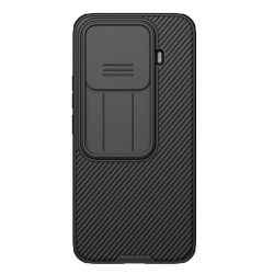 NILLKIN Camshield Pro за Xiaomi 15T Pro - TPU Калъф с плъзгащ се капак за камера | Вкл. Протектор в комплекта | Черен