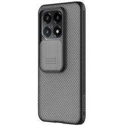 NILLKIN Camshield Калъф (PC+TPU) за Xiaomi 15T | Удароустойчив, Защита за Камерата, вкл. Протектор | Черен