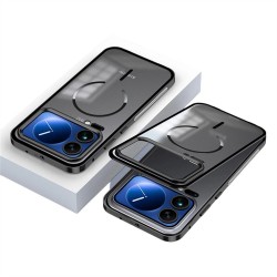 Магнитен Калъф за Xiaomi 17 Pro - Алуминий+PC, Pop-Up ключалка, 4 цвята