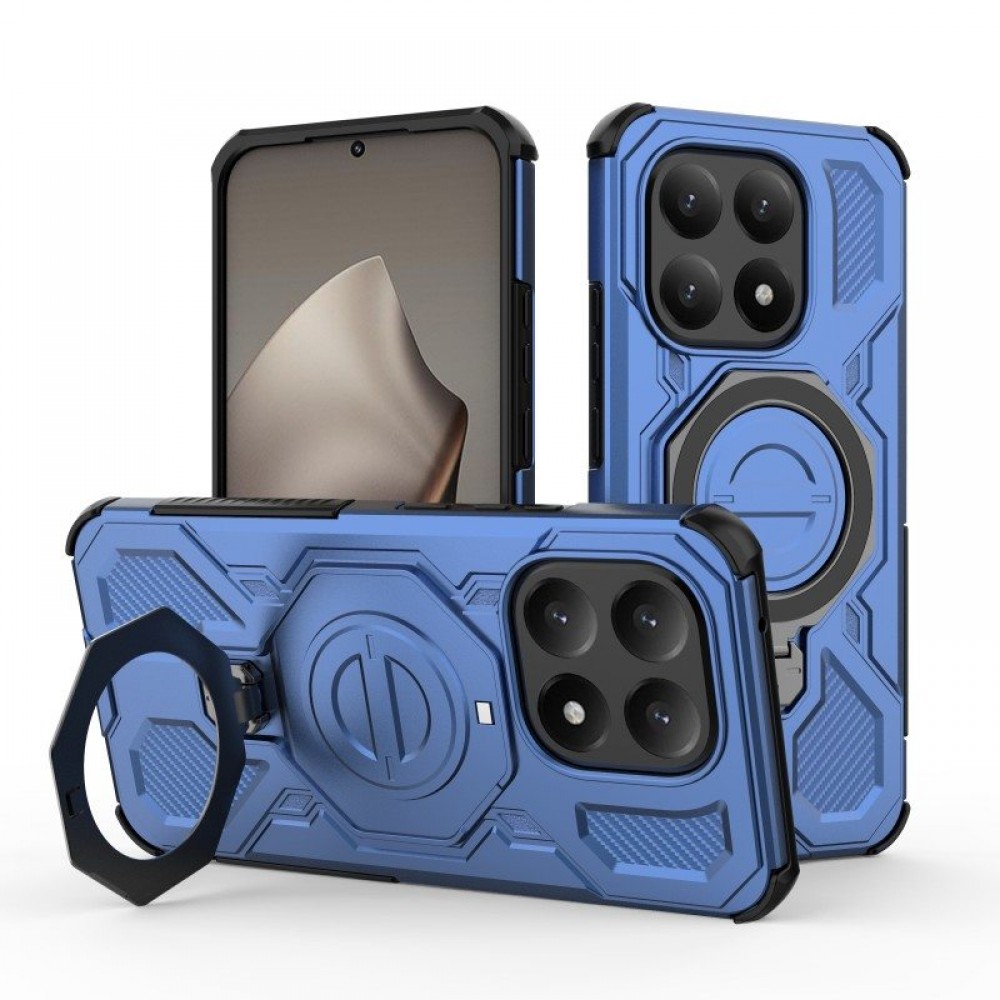 WANLONFENG Калъф (PC + TPU) със Стойка за Xiaomi 15T | 2 бр. Стъклени Протектори | Усилена защита | 4 Цвята