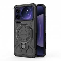 WANLONFENG KJ Калъф за Xiaomi 17 Pro - PC+TPU, Скрита стойка, 2 стъкла, Голям отвор, 4 цвята