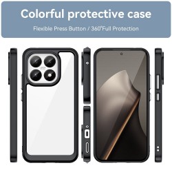 Удароустойчив  Калъф (TPU + Акрил) за Xiaomi 15T- Airbag технология, вкл. Протектор, 5 Цвята