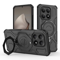 Магнитен калъф за Xiaomi 15T- Удароустойчив Корпус с 360° Въртяща Стойка, 5 Цвята