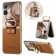 Xiaomi Mix Flip 2 калъф – PC+PU кожа, метално покритие, халка подставка, протектор, 4 цвята