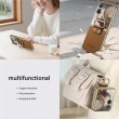Xiaomi Mix Flip 2 калъф – PC+PU кожа, метално покритие, халка подставка, протектор, 4 цвята