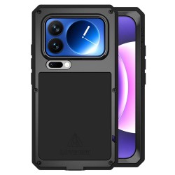 LOVE MEI Защитен Калъф за Xiaomi 17 Pro - Метал+Силикон, С винт, Стъкло, 6 цвята