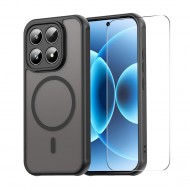 ENKAY HAT PRINCE Магнитен Калъф за Xiaomi 17 - PC+TPU, Матов, Със стъкло, Ultrasonic, 4 цвята