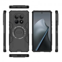 Магнитен калъф WANLONFENG DJ за Xiaomi Poco M8 5G / Redmi Note 15 5G с 2 бр. Стъклени Протектори - PC+TPU - 4 Цвята