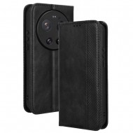 Ретро Кожен Калъф за Xiaomi 17 Ultra 5G - Портфейл, Магнитен, Стойка, Слотове, 4 цвята