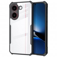 XUNDD Прозрачен Калъф за Xiaomi Poco X8 Pro 5G / Redmi Turbo 5 5G - TPU+Акрил, Airbag, 0.8mm защита, Черен