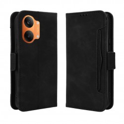 Кожен Калъф Портфейл за Xiaomi Redmi Turbo 5 Max 5G / Poco X8 Pro Max 5G - Свалящ се държач, Двоен магнит, 5 цвята
