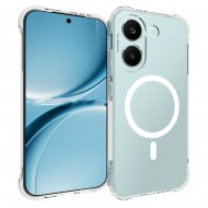 Магнитен Калъф за Xiaomi Poco X8 Pro 5G / Redmi Turbo 5 5G - TPU, Анти-drop, Удебелени ръбове, Прозрачен