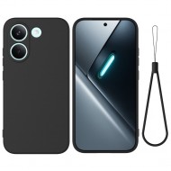 Силиконов Калъф за Xiaomi Poco X8 Pro 5G / Redmi Turbo 5 5G - С ремък, Мека TPU, 4 цвята