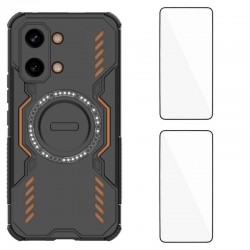WANLONFENG DJ Магнитен Калъф за Xiaomi Redmi Turbo 5 Max 5G / Poco X8 Pro Max 5G - PC+TPU, 2 стъкла, 4 цвята