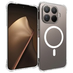 Магнитен TPU Калъф за Xiaomi 17T Pro с Протектор – Прозрачен